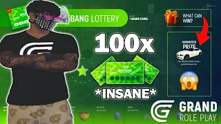 Grand RP: OPENING OVER 100x LOTTERY TICKETS! | Make MILLIONS Fast In Grand RP! Easy Money Grand RP