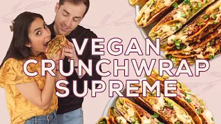 This Vegan Crunchwrap Supreme turned my husband vegan! - Two Spoons