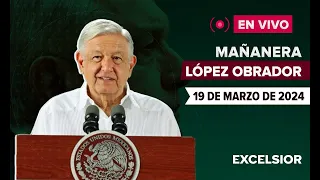 🔴 EN VIVO | Mañanera de López Obrador, 19 de marzo de 2024