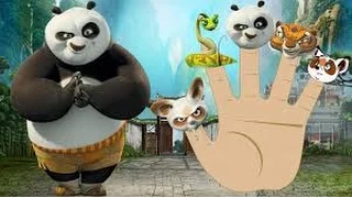 KungFu Panda Cartoon Finger Family Songs  Nursery Rhymes
