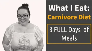 What I Eat & Drink on Carnivore Diet: 3 Full Days of Eating
