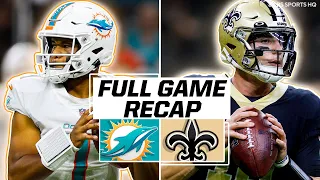 Dolphins vs Saints: Tua Tagovailoa, Jaylen Waddle help Miami to 7th straight win | CBS Sports HQ