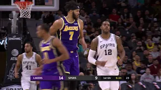 JaVale McGee Full Play 11/03/19 Los Angeles Lakers vs San Antonio Spurs | Smart Highlights