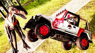 Mein Mitarbeiter überfährt einen Dinosaurier! ☆ Jurassic World Evolution