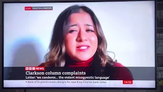 Meghan_Markle: Hera Hussain on the BBCNews speaking on Jeremy Clarkson's vile article