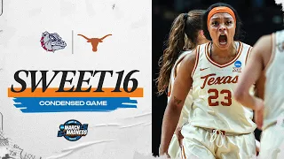 Texas vs. Gonzaga - Sweet 16 NCAA tournament extended highlights