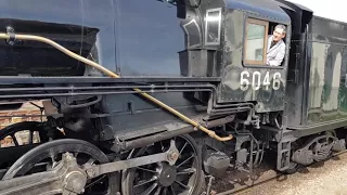 6046 USA Steam Train  at Washford