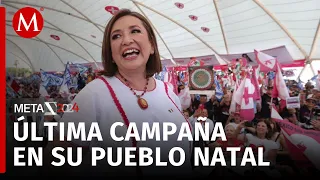 Xóchitl Gálvez se presenta en Monterrey rumbo a su cierre de campaña en Tepatepec, Hidalgo