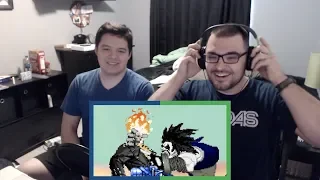 GHOST RIDER VS LOBO | DEATH BATTLE REACTION