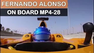 Fernando Alonso | install lap onboard camera | McLaren MP4-28 | #FernandoAlonso #JJxALO