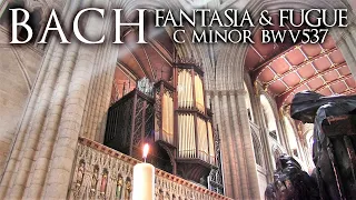 BACH - FANTASIA AND FUGUE IN C MINOR BWV 537 - ORGAN OF RIPON CATHEDRAL