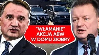 "Bandytyzm". Akcja ABW w domu Ziobry. PiS: Metody rodem z Białorusi