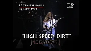 Megadeth - Le Zenith, Paris (22.09.92)