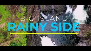 Hawaii, Big Island - Rainy Side. DJI Mavic 2 Pro 4K Drone footage.