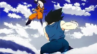 Vegeta And Goku [Edit/AMV]- Everybody wants to rule the world