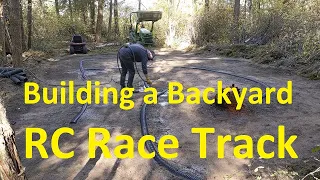 Building a Backyard RC Car Race Track