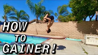 HOW TO DO A GAINER!