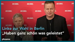 Berlin-Wahl: Rede von Spitzenkandidat Klaus Lederer (Die Linke) am 12.02.23