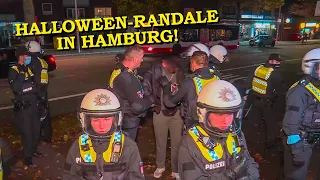 [Halloween-Randale in Hamburg] 250 Jugendliche bewerfen Polizei mit Böller und Eier - Festnahmen