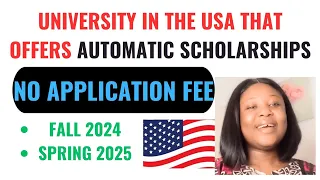 No Application Fee|BSc, Masters,PhD| No IELTS/GRE|Automatic Scholarships Considerations.