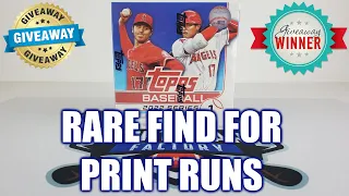 2022 Topps Series 1 Baseball Mega Box Rare Parallel Find