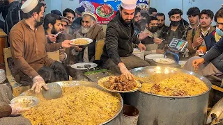 Rehman Gull Chawal Wala | Shoba Bazar Street Food Famous Chawal House! Crazy Rush for Peshawari Rice
