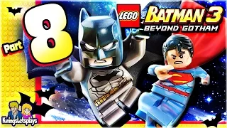 LEGO BATMAN 3 - Walkthrough Part 8 The Big Grapple!