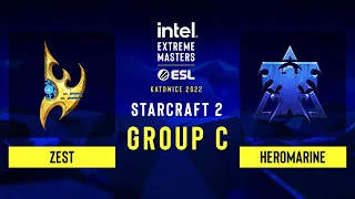 SC2 - Zest vs HeroMarine - IEM Katowice 2022 - Group C