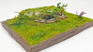 Pak 40 Trench 1/72 Scale DIY How to Build