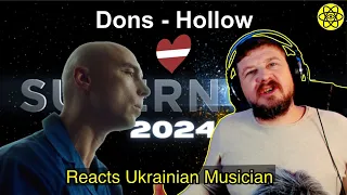 🇱🇻 LATVIA Dons - "Hollow" SUPERNOVA 2024 - First Reaction Music Teacher / ESC 2024