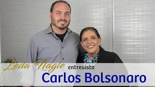 CARLOS BOLSONARO : O PIT BUL NÃO MORDE. | LEDA NAGLE