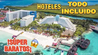 TOP 6 Hoteles ⭐️MAS BARATOS Todo Incluido en Cancun 2023 / Hoteles Baratos en Cancun Zona Hotelera