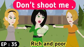 Rich and poor part 35 | English story | Moral stories | Animated stories | Sunshine English stories