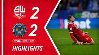 Bolton Wanderers 2-2 Shrewsbury Town | 23/24 highlights