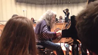 Martha Argerich Tchaikovsky Concerto No 1 Rehearsal 2014