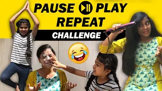 🔥Verithanamana Challenge || Fun Overloaded😂 || Pause Play Repeat Challenge || Ammu Times ||