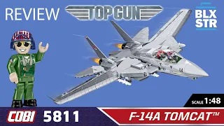 COBI'S BESTER JET! F-14A TOMCAT 💥 TOP GUN 💥 COBI-5811 ▶️ UNBOXING, SPEED BUILD & REVIEW