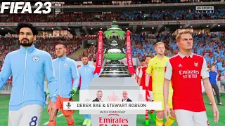 FIFA 23 | Manchester City vs Arsenal - The Emirates FA Cup - PS5 Full Match & Gameplay