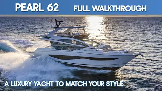 £1.9M Pearl 62 Full Walkthrough Palma International Boat Show 2023 | The Marine Channel