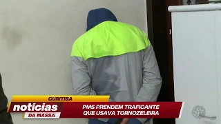 Curitiba: de tornozeleira eletrônica rapaz é preso por tráfico - Notícias da Massa (22/05/19)