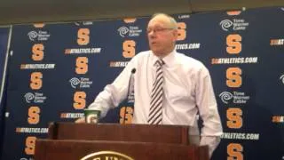 Jim Boeheim recaps win over Indiana