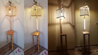 Ahşap Lambader Yapımı // Making a Wooden Floor Lamp