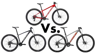 2021 Trek Marlin 4 Vs. Giant Talon 4 Vs. Specialized Rockhopper 29