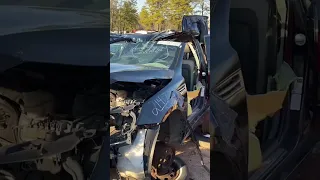500 lb Guy Tries Flipping a Car in the Junkyard!