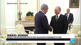 Russia: Israeli PM Benjamin Netanyahu visits Moscow for talks with Vladimir Putin