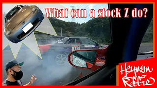 Stock 350Z at Nikko Circuit! Test driving Emily`s comp car JZX100! Kazama Auto JZX with flat shift!