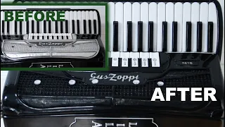 ACCORDION MAKEOVER 😱😱😱 I CHANGED THE DESING OF MY ACCORDION