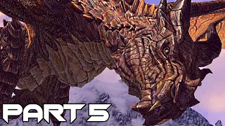 Elder Scrolls 5 Skyrim: Walkthrough Gameplay Part 5 - Dragon Rising