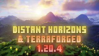 Make minecraft terrain extra realistic - Distant horizons, Terraforged & Shaders (Minecraft 1.20.4)