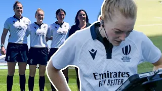 This all female ref team made rugby history!